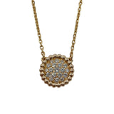 ヴァンクリーフ＆アーペル Van Cleef & Arpels ペルレ クルール ネックレス ピンクゴールド G750 ダイヤモンド ジュエリー