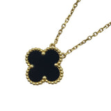 ヴァンクリーフ＆アーペル Van Cleef & Arpels ヴィンテージ アルハンブラ ネックレス ゴールド Au750 オニキス ジュエリー