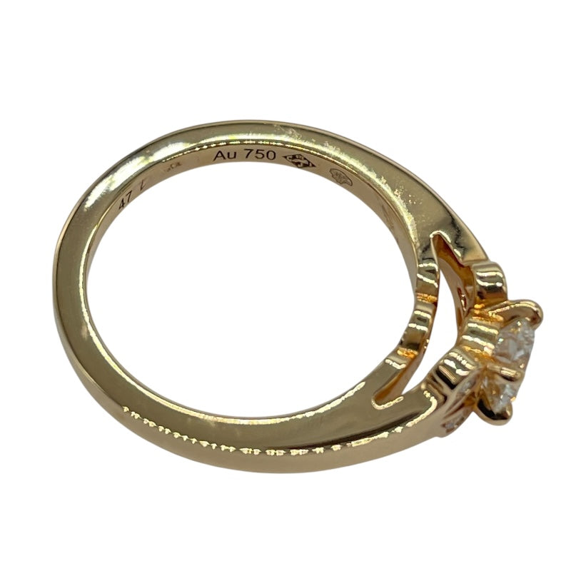カルティエ Cartier バレリーナ ソリティア ダイヤリング #47(7