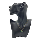 ヴァンクリーフ＆アーペル Van Cleef & Arpels ヴィンテージ アルハンブラ ネックレス ゴールド Au750 マラカイト ジュエリー
