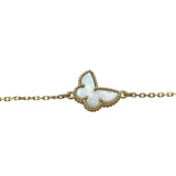 ヴァンクリーフ＆アーペル Van Cleef & Arpels スウィート アルハンブラ パピヨン ブレスレット ゴールド Au750 マザー オブ パール ジュエリー