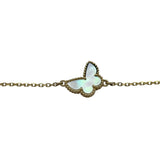 ヴァンクリーフ＆アーペル Van Cleef & Arpels スウィート アルハンブラ パピヨン ブレスレット ゴールド Au750 マザー オブ パール ジュエリー