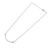ティファニー TIFFANY＆CO Tスマイルネックレススモール ホワイトゴールド Au750 ジュエリー