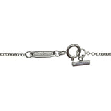 ティファニー TIFFANY＆CO Tスマイルネックレススモール ホワイトゴールド Au750 ジュエリー