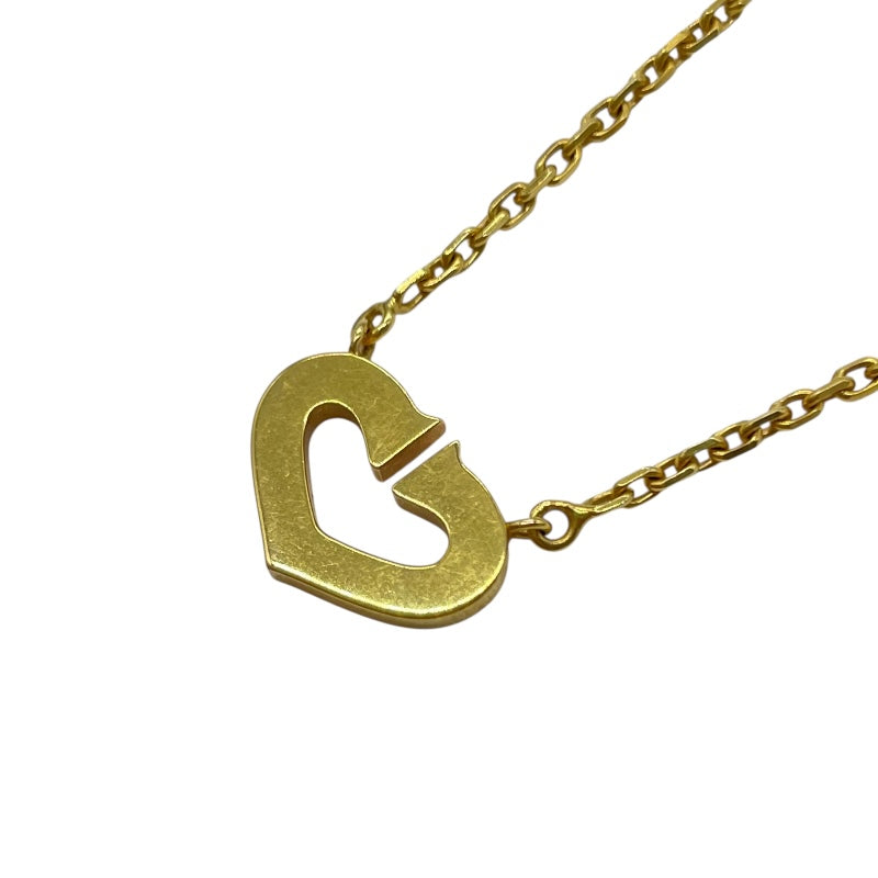 カルティエ Cartier Cハートダイヤネックレス ゴールド 750 ダイヤモンド ジュエリー