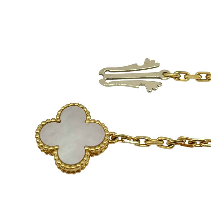 ヴァンクリーフ＆アーペル Van Cleef & Arpels ラッキー アルハンブラ ロングネックレス 12P ゴールド Au750 ジュエリー