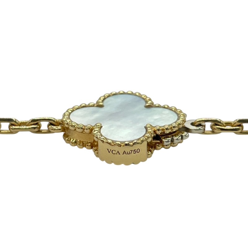 ヴァンクリーフ＆アーペル Van Cleef & Arpels ラッキー アルハンブラ ロングネックレス 12P ゴールド Au750 ジュエリー