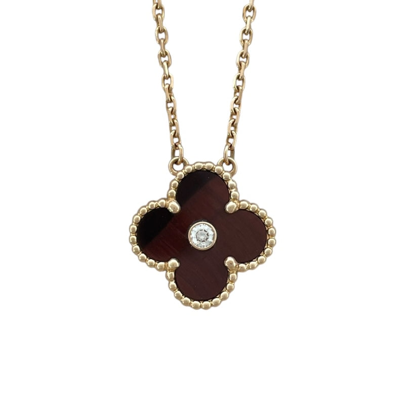 ヴァンクリーフ＆アーペル Van Cleef & Arpels ヴィンテージ アルハンブラ ネックレス ゴールド 750 ブルズアイ ジュエリー