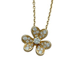 ヴァンクリーフ＆アーペル Van Cleef & Arpels フリヴォル ダイヤ ネックレス スモール ゴールド Au750 ダイヤモンド ジュエリー