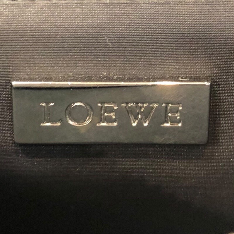 ロエベ LOEWE アナグラムショルダーバッグ ブラック PVC/レザー レディース ショルダーバッグ