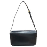 セリーヌ CELINE ショルダーバッグクロード 194143 ブラック　GD金具 シャイニーカーフ レディース ショルダーバッグ