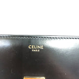 セリーヌ CELINE ショルダーバッグクロード 194143 ブラック　GD金具 シャイニーカーフ レディース ショルダーバッグ
