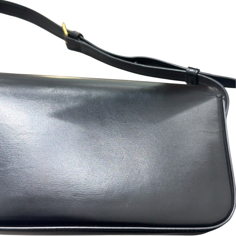 セリーヌ CELINE ショルダーバッグ　クロード 194143 ブラック シャイニーカーフスキン レディース ショルダーバッグ