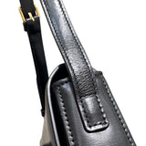 セリーヌ CELINE ショルダーバッグ　クロード 194143 ブラック シャイニーカーフスキン レディース ショルダーバッグ