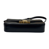 セリーヌ CELINE ショルダーバッグ　クロード 194143 ブラック シャイニーカーフスキン レディース ショルダーバッグ
