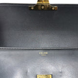 セリーヌ CELINE ショルダーバッグ　クロード 194143 ブラック シャイニーカーフスキン レディース ショルダーバッグ