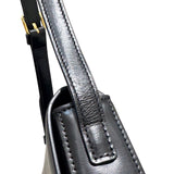 セリーヌ CELINE ショルダーバッグ　クロード 194143 ブラック シャイニーカーフスキン レディース ショルダーバッグ