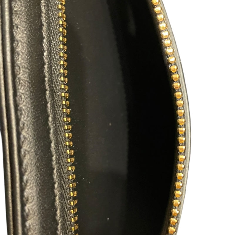 セリーヌ CELINE ティーントリオンフバッグ 188423 ブラック/ゴールド金具 カーフ シャイニーカーフスキン レディース ショルダーバッグ