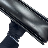 セリーヌ CELINE ティーントリオンフバッグ 188423 ブラック/ゴールド金具 カーフ シャイニーカーフスキン レディース ショルダーバッグ