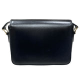 セリーヌ CELINE ティーントリオンフバッグ 188423 ブラック/ゴールド金具 カーフ シャイニーカーフスキン レディース ショルダーバッグ