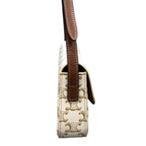 セリーヌ CELINE ショルダーバッグクロード 194143 アイボリー　GD金具 PVC・レザー レディース ショルダーバッグ