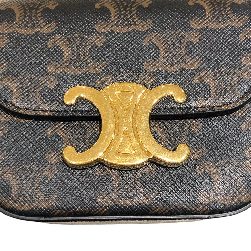 セリーヌ CELINE ミニクロード レザー PVC/レザー レディース ショルダーバッグ