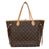 ルイ・ヴィトン LOUIS VUITTON ネヴァーフルMM M41388 ブラウン　ゴールド金具 モノグラム ユニセックス トートバッグ