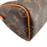 ルイ・ヴィトン LOUIS VUITTON ナノ・スピーディー M61252 ブラウン モノグラム・キャンバス レディース ショルダーバッグ