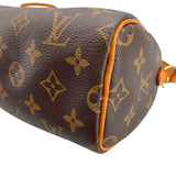 ルイ・ヴィトン LOUIS VUITTON ナノ・スピーディー M61252 ブラウン モノグラム・キャンバス レディース ショルダーバッグ