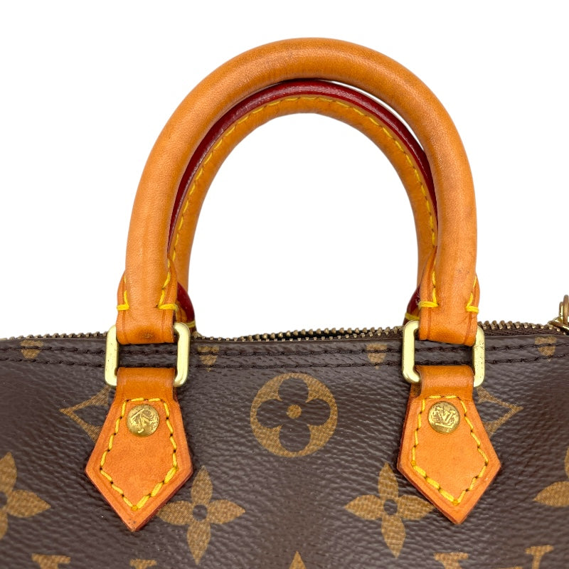 ルイ・ヴィトン LOUIS VUITTON ナノ・スピーディー M61252 ブラウン モノグラム・キャンバス レディース ショルダーバッグ