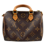 ルイ・ヴィトン LOUIS VUITTON ナノ・スピーディー M61252 ブラウン モノグラム・キャンバス レディース ショルダーバッグ