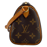 ルイ・ヴィトン LOUIS VUITTON ナノ・スピーディー M61252 ブラウン モノグラム・キャンバス レディース ショルダーバッグ