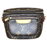 ルイ・ヴィトン LOUIS VUITTON ミニ・バムバッグ M82335 ブラウン PVC モノグラムキャンバス レディース ショルダーバッグ
