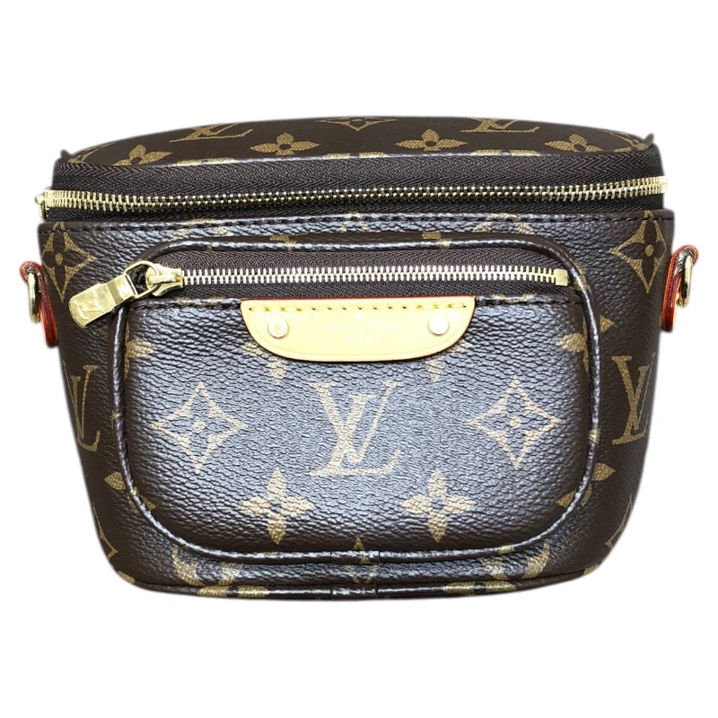 ルイ・ヴィトン LOUIS VUITTON ミニ・バムバッグ M82335 ブラウン PVC モノグラムキャンバス レディース ショルダーバッグ