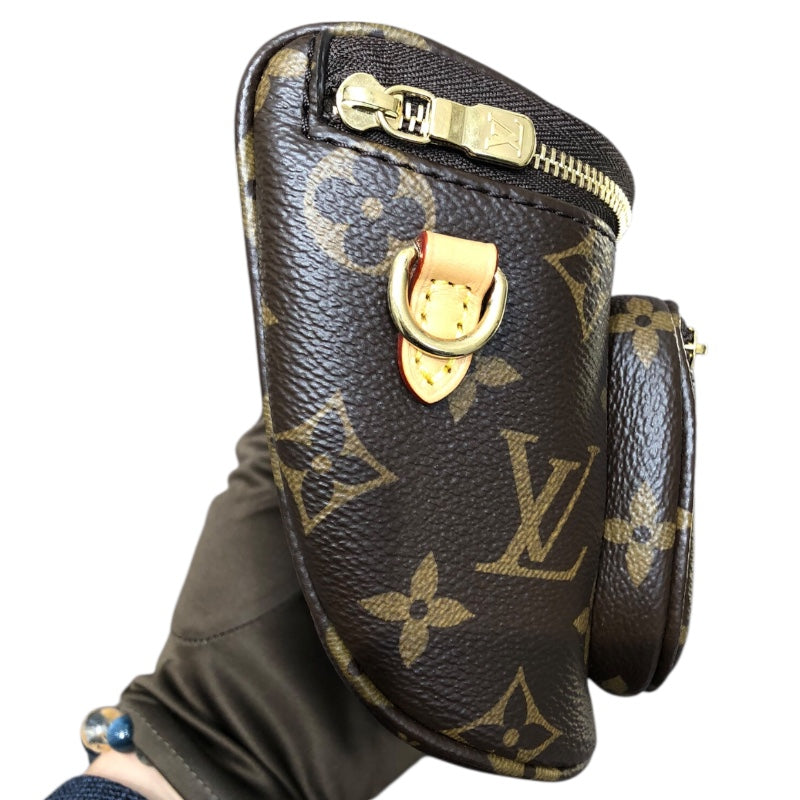 ルイ・ヴィトン LOUIS VUITTON ミニ・バムバッグ M82335 ブラウン PVC モノグラムキャンバス レディース ショルダーバッグ