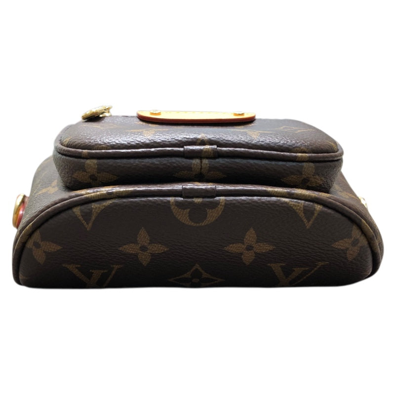 ルイ・ヴィトン LOUIS VUITTON ミニ・バムバッグ M82335 ブラウン PVC モノグラムキャンバス レディース ショルダーバッグ