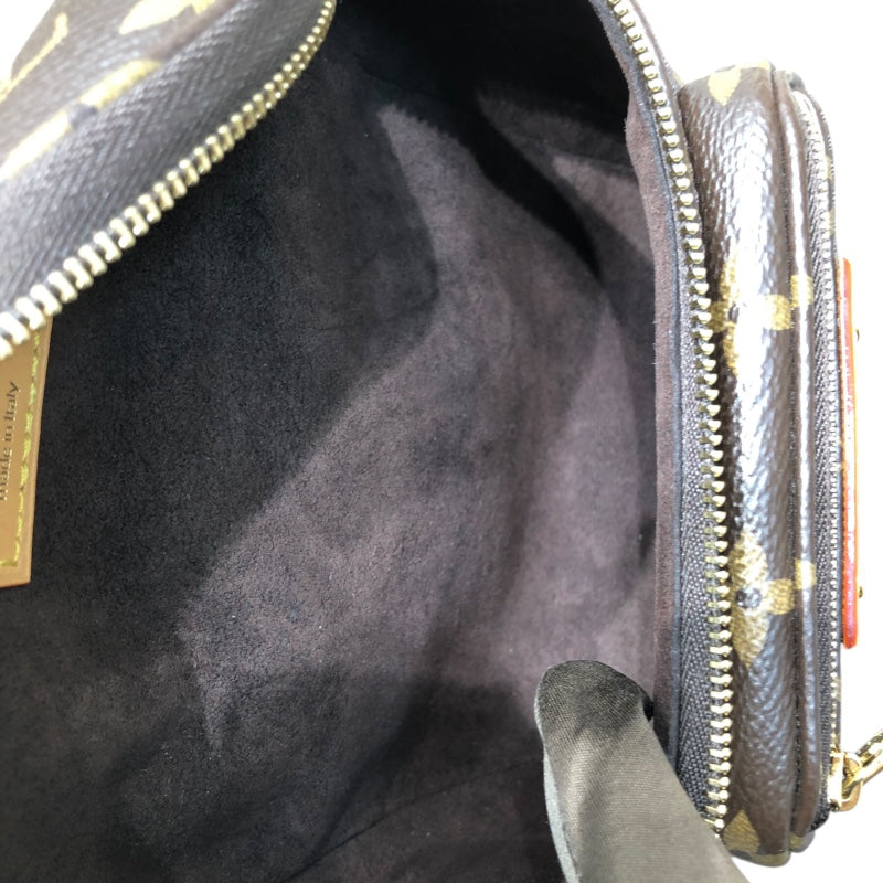 ルイ・ヴィトン LOUIS VUITTON ミニ・バムバッグ M82335 ブラウン PVC モノグラムキャンバス レディース ショルダーバッグ