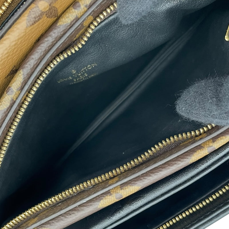 ルイ・ヴィトン LOUIS VUITTON ポシェット・LV3 M45412 ブラウン モノグラム・リバース レディース ショルダーバッグ