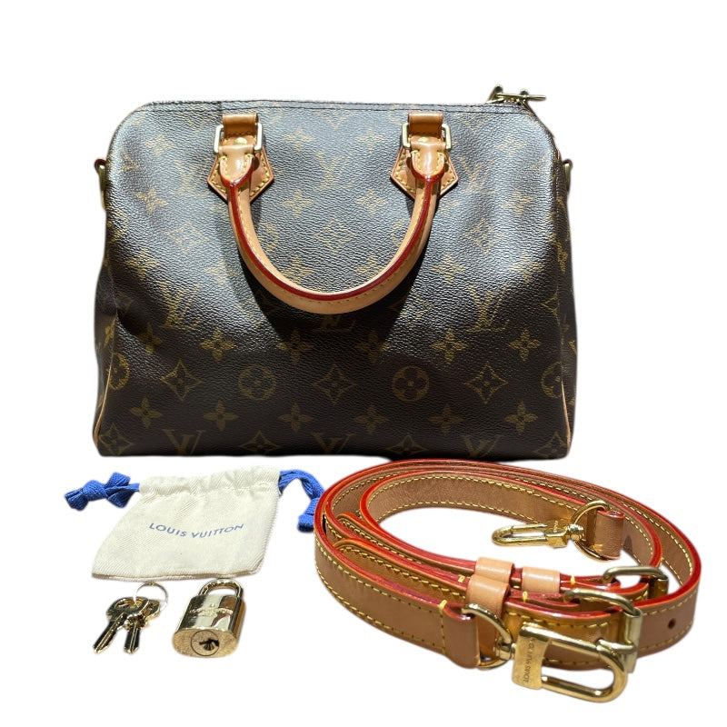 ルイ・ヴィトン LOUIS VUITTON スピーディ・バンドリエール M46977 ブラウン GD金具 モノグラム･キャンバス レディース ハンドバッグ