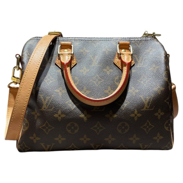 ルイ・ヴィトン LOUIS VUITTON スピーディ・バンドリエール M46977 ブラウン GD金具 モノグラム･キャンバス レディース ハンドバッグ