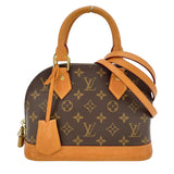 ルイ・ヴィトン LOUIS VUITTON アルマBB M46990 ブラウン モノグラムキャンバス レディース ハンドバッグ