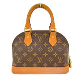 ルイ・ヴィトン LOUIS VUITTON アルマBB M46990 ブラウン モノグラムキャンバス レディース ハンドバッグ