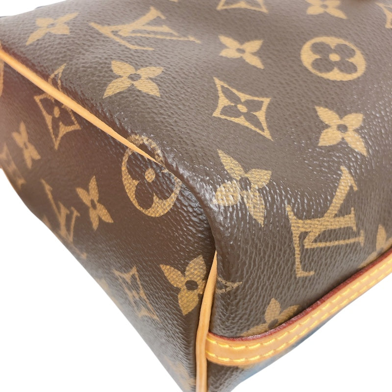ルイ・ヴィトン LOUIS VUITTON ナノ・ノエ M41346 ブラウン モノグラム ユニセックス ショルダーバッグ