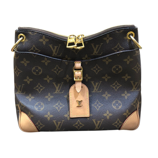 ルイ・ヴィトン LOUIS VUITTON オデオンNM MM M45355 ブラウン/ゴールド金具 モノグラム レディース ショルダーバッグ
