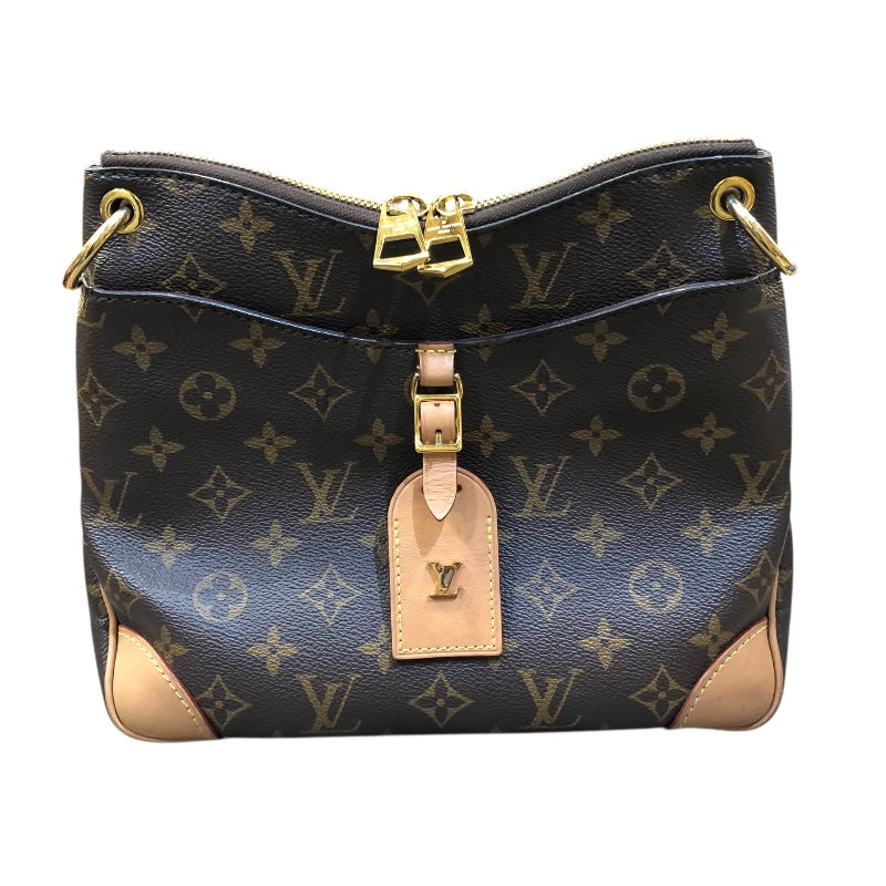 ルイ・ヴィトン LOUIS VUITTON オデオンNM MM M45355 ブラウン/ゴールド金具 モノグラム レディース ショルダーバッグ