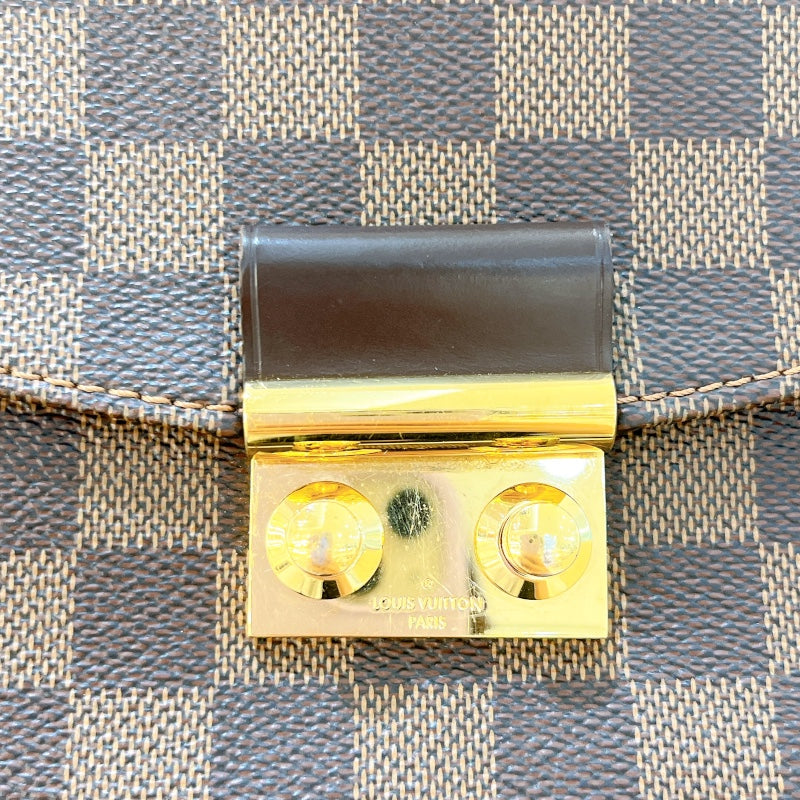 ルイ・ヴィトン LOUIS VUITTON クロワゼット N53000 ブラウン ダミエキャンバス レディース ショルダーバッグ