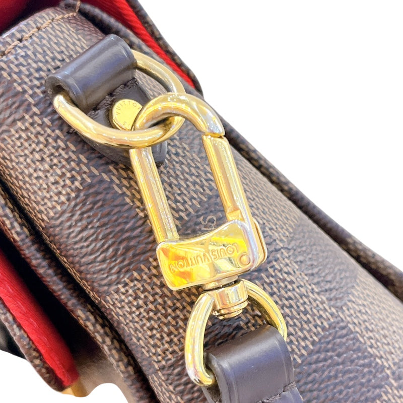 ルイ・ヴィトン LOUIS VUITTON クロワゼット N53000 ブラウン ダミエキャンバス レディース ショルダーバッグ