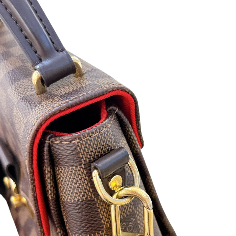 ルイ・ヴィトン LOUIS VUITTON クロワゼット N53000 ブラウン ダミエキャンバス レディース ショルダーバッグ