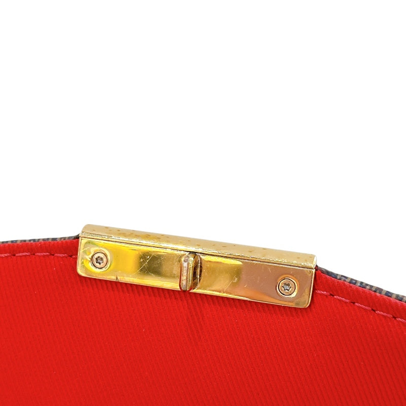 ルイ・ヴィトン LOUIS VUITTON クロワゼット N53000 ブラウン ダミエキャンバス レディース ショルダーバッグ