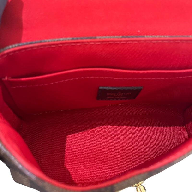 ルイ・ヴィトン LOUIS VUITTON クロワゼット N53000 ブラウン ダミエキャンバス レディース ショルダーバッグ